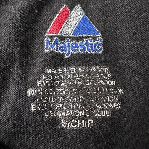 Majestic Philadelphia Phillies Roy Halladay #34 T-Shirt Men Small Black Pullover - Picture 5 of 8